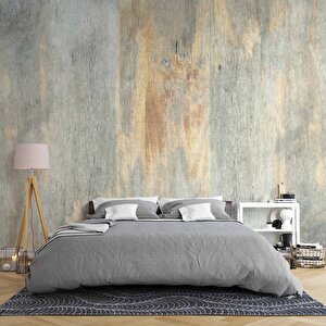 Açık Tonlu Tahta Dokulu Duvar Kağıdı - Dkm643032 375x240 cm