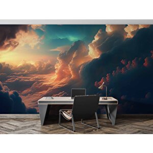 Bulut Manzaralı Duvar Kağıdı - Dkm483114