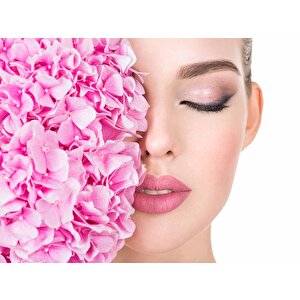 Makyaj Temalı Kadın Kuaför Duvar Kağıdı Baskı - Dkm130095