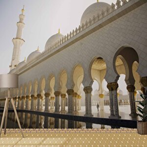 Şeyh Zayed Camii Duvar Kağıdı - Dkm450079 500x280 cm