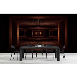 3 Boyutlu Derinlik, Tünel Duvar Kağıdı Baskı - Dkm085018