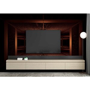 3 Boyutlu Derinlik, Tünel Duvar Kağıdı Baskı - Dkm085033 400x240 cm
