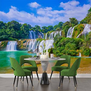 Deniz Ve Şelale Temalı Duvar Kağıdı - Dkm582005