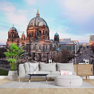 Almanya Berlin Katedrali Manzaralı Duvar Kağıdı - Dkm920021 800x200 cm