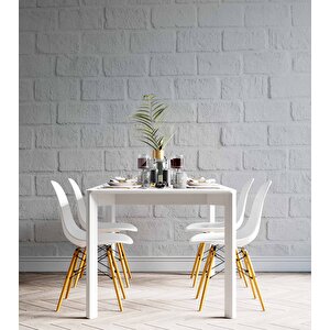 3 Boyutlu Beyaz Taş Desenli Duvar Kağıdı - Dkm655061