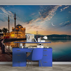 İstanbul Boğaz Manzaralı Duvar Kağıdı - Dkm493079 500x280 cm