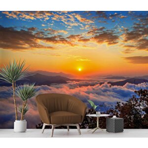 Bulut Gündoğumu Manzaralı Duvar Kağıdı Baskı - Dkm234102