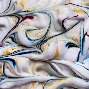 3 Boyutlu Renkli Köpük Desenli Duvar Kağıdı - Dkm724036