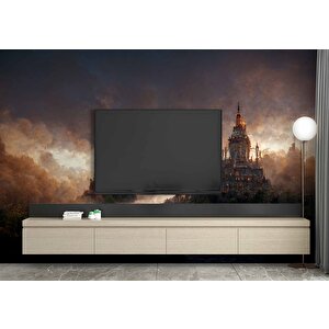 Sisli Şato Manzaralı Duvar Kağıdı - Dkb968075