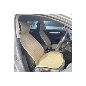 Citroen Xsara Lüx Oto Koltuk Minderi Ön Arka Oturak 3'lü Set Bumerang Serisi Bej Bej