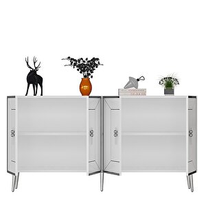 Arnodd (kb150) Konsol beyaz-gümüş