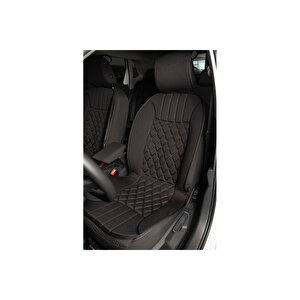Ford Focus 2 Lüx Oto Koltuk Minderi Ön 2'li Set Elegance Serisi Si̇yah Siyah