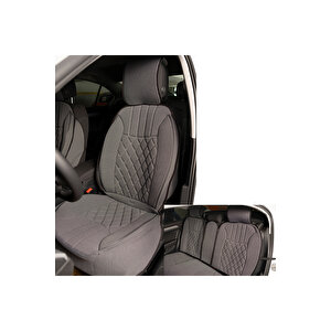 Bmw 1 Seri̇si̇ 120 Lüx Oto Koltuk Minderi Ön Arka 5'li Set Elegance Serisi Gri Gri