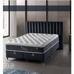 Çift Kişilik Baza Başlık Pedli Yatak King 140x200