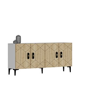 Crossdd (kb150) Konsol beyaz-safirmeşe