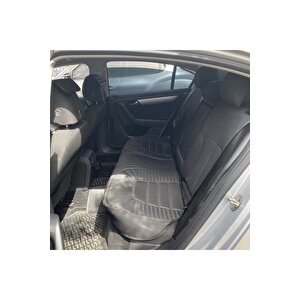 Hyundai Getz Lüx Oto Koltuk Minderi Ön Arka Oturak 3'lü Set Bumerang Serisi Si̇yah Siyah