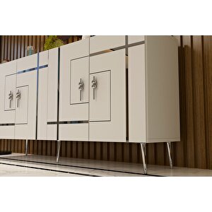 Li̇nedd (kb150) Konsol beyaz-gümüş