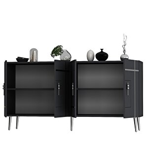 Li̇nedd (kb150) Konsol Antrasit-gümüş