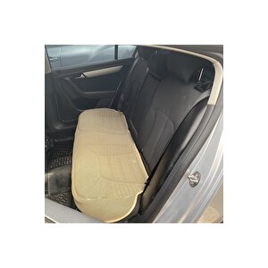 Alfa Romeo 146 Lüx Oto Koltuk Minderi Ön Arka Oturak 3'lü Set Bumerang Serisi Bej Bej