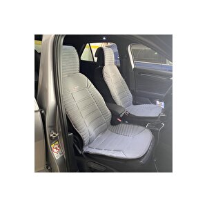 Citroen Xsara Lüx Oto Koltuk Minderi Ön Arka Oturak 3'lü Set Bumerang Serisi Gri̇ Gri
