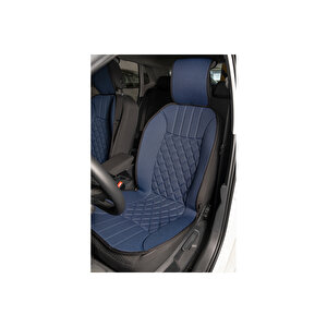 Chevrolet Captiva Lüx Oto Koltuk Minderi Ön 2'li Set Elegance Serisi Mavi̇ Mavi