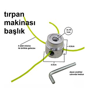 Çim Biçme Makinesi Kafası Tırpan Misinası Kafası Tırpan Makina Kafası Ahtapot Başlık