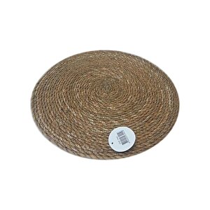 Amerikan Hasır Servis Supla Örme Bambu Kaliteli (35 Cm) 6 Adet