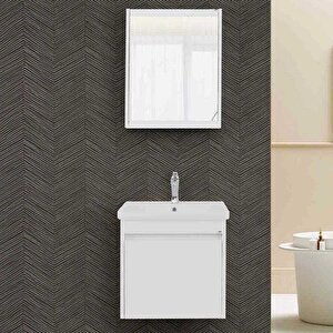 Lineart Mars Banyo Dolabı 80 Cm Beyaz