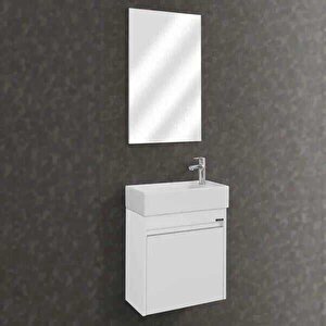 Lineart Moon Banyo Dolabı 50 Cm Beyaz
