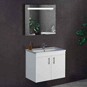 Badella Ronda Banyo Dolap Takımı Ronda 5561 V31 61 Cm Beyaz