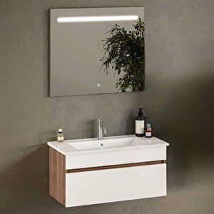 Badella Lines Banyo Dolap Takımı Lines 3985 V33 85cm Beyaz