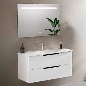 Badella Belen Banyo Dolap Takımı Belen 55100 V31 100cm Beyaz