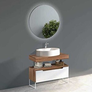 Badella Toledo Banyo Dolap Takımı Toledo 2885 V31 85cm Beyaz