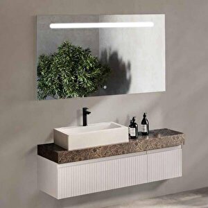 Badella Royal Banyo Dolap Takımı Royal 28120 V32 120cm Beyaz