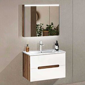 Badella Toledo Banyo Dolap Takımı Toledo 5585 V31 85cm Beyaz