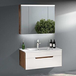 Badella Toledo Banyo Dolap Takımı Toledo 39100 V31 100cm Beyaz