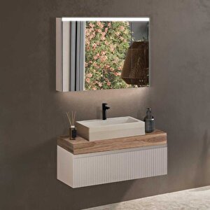 Badella Royal Banyo Dolap Takımı Royal 28100 V31 100cm Kumsal
