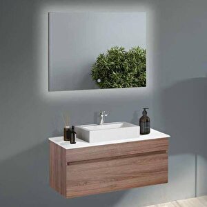 Badella Lines Banyo Dolap Takımı Lines 39100 V31 100cm Beyaz