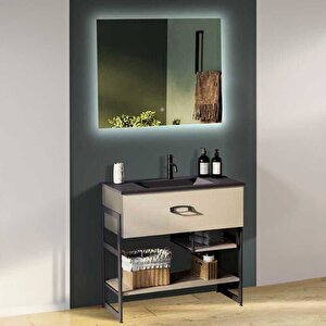 Badella Hanne Banyo Dolap Takımı Hanne 2885 V31 85cm Kumsal