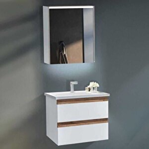 Badella Woodline Banyo Dolap Takımı Woodline 5565 V31 65cm Beyaz