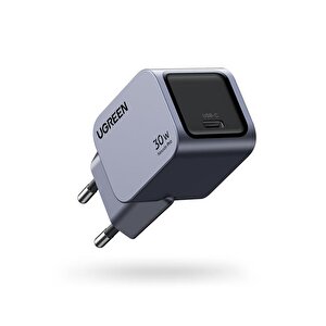 Ugreen Nexode Pro 30w Gan Hizli Şarj Ci̇hazi Type-c Qc Pd 1xusb-c Uzay Gri̇si̇ 35006