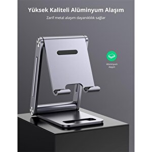 Ugreen Ayarlanabi̇li̇r Metal Telefon Tutucu Standi Uzay Gri̇si̇ 80708