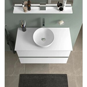 Sivida Durocast Çanak Lavabo 40 Cm Mat Beyaz