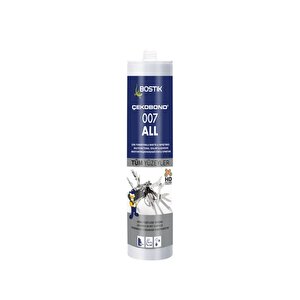 Bostik All 007 Mastik Silikon Beyaz 290 Ml Tüm Yüzeylere Yapıştırma Ve İzalasyon