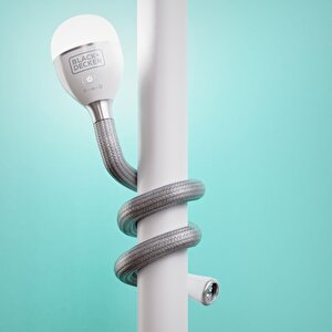 Black+decker Bdcfsl01 Black + Decker Snake Light 2 Ayar Kademeli Esnek Ve Şarj Edilebilir Lamba, Yılan Işık