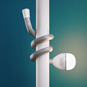 Black+decker Bdcfsl01 Black + Decker Snake Light 2 Ayar Kademeli Esnek Ve Şarj Edilebilir Lamba, Yılan Işık