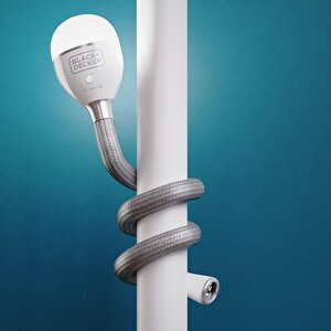 Black+decker Bdcfsl01 Black + Decker Snake Light 2 Ayar Kademeli Esnek Ve Şarj Edilebilir Lamba, Yılan Işık