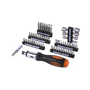 Black&decker 56 Parca Circirli Tornavida Aksesuar Seti - A7104-xj