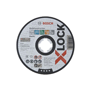 - X-lock - 125*1,6 Mm Çoklu Malzemelerde Kullanım İçin Düz Kesme Diski (taş)