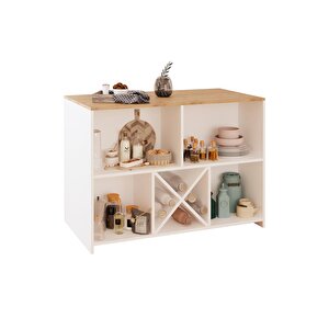 Monet L4010 Mutfak Adası Beyaz